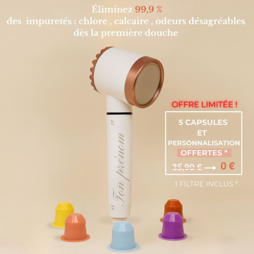 SPAVELY- Le pommeau filtrant à la vitamine C