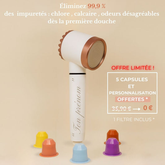 SPAVELY- Le pommeau filtrant à la vitamine C