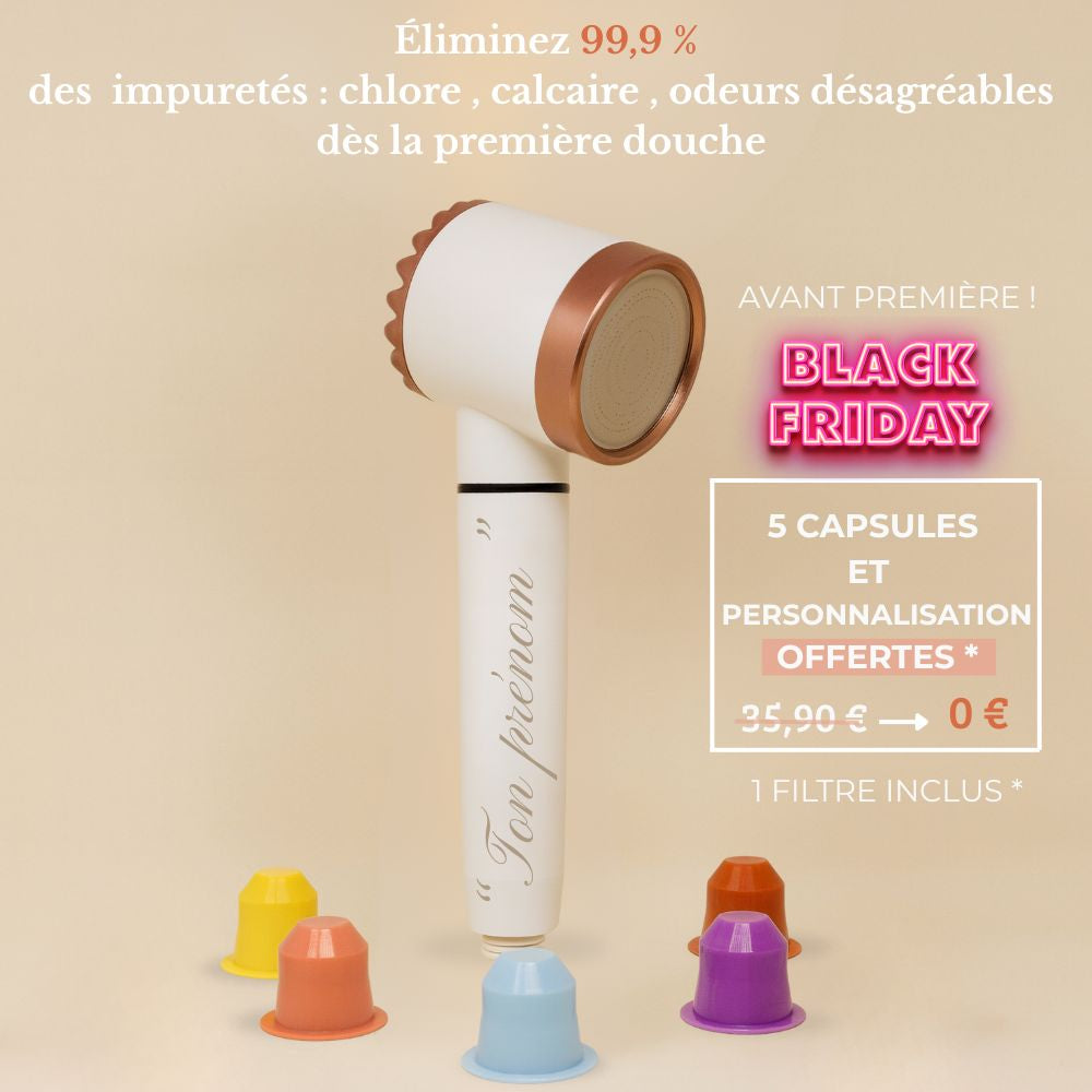 SPAVELY- Le pommeau filtrant à la vitamine C