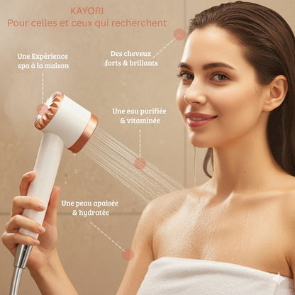 SPAVELY- Le pommeau de douche bien être filtrant