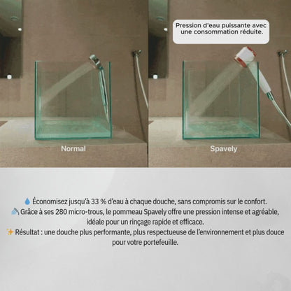 SPAVELY- Le pommeau de douche bien être filtrant
